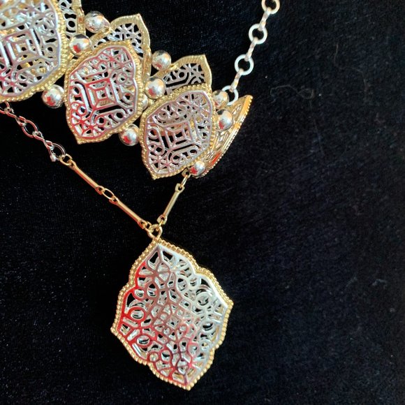 Style & Co Filigree Necklace & Bracelet Set - Picture 5 of 12